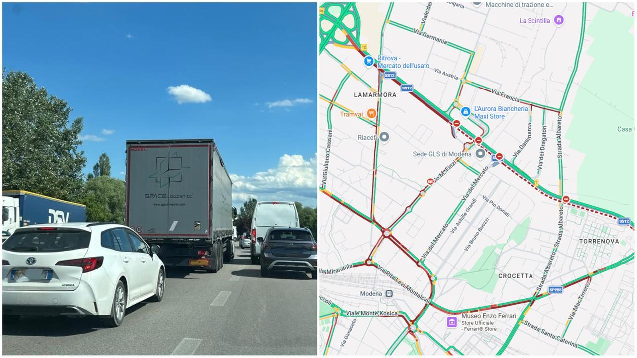
	Il traffico in tilt alle 16.15 di oggi


