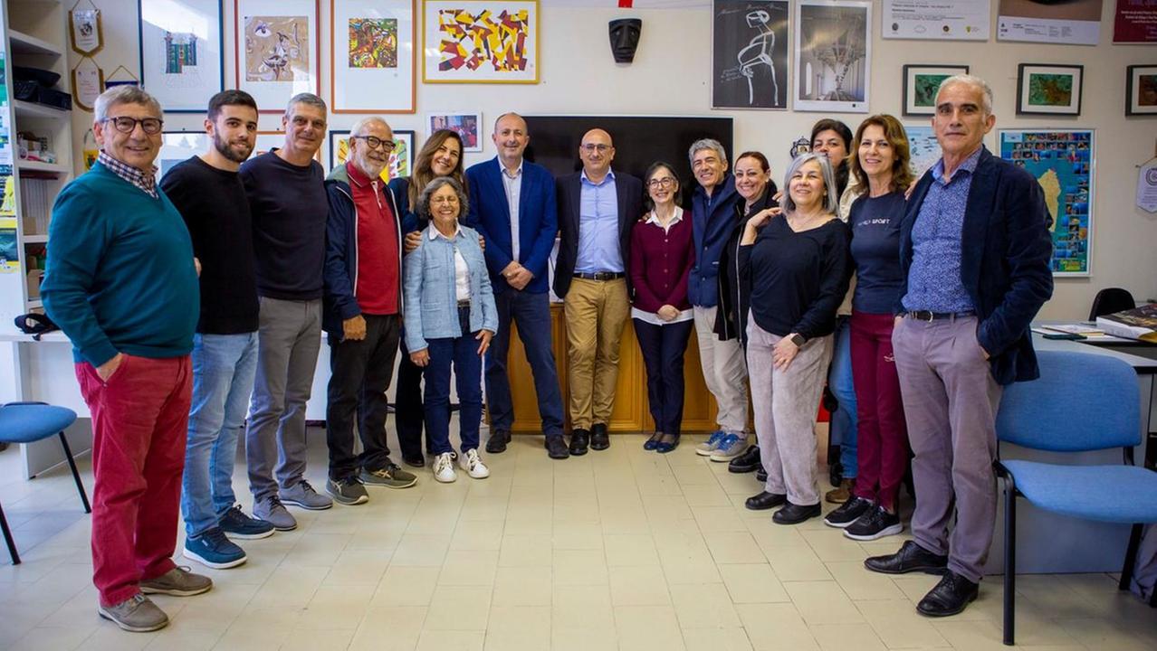 Foto di gruppo a Pesaro (lo scatto è di Franco Deriu)