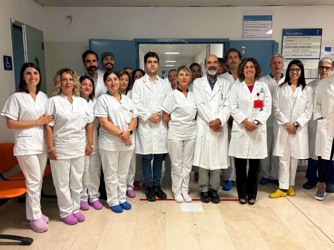 Brotzu, traguardo storico: eseguiti 600 trapianti di fegato