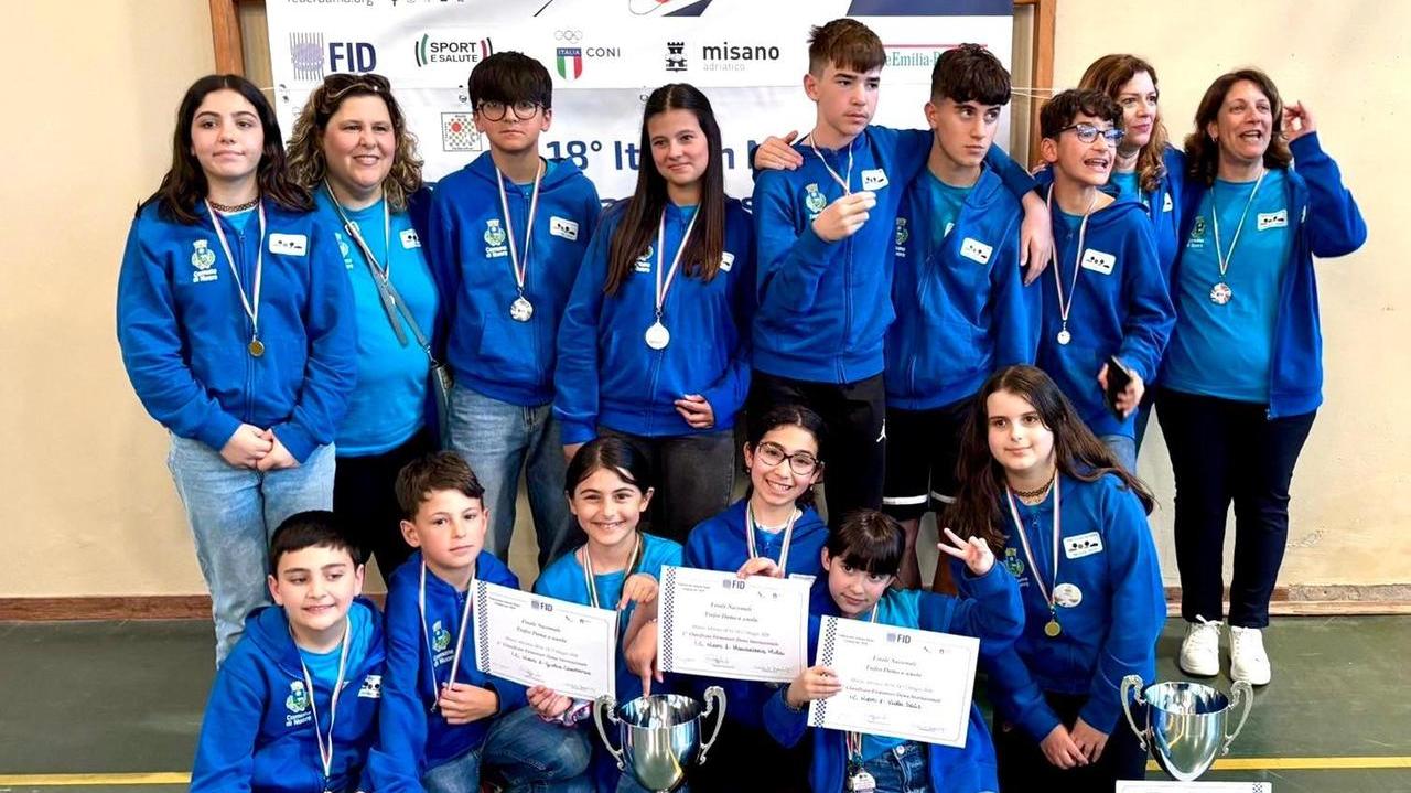 Dama a Scuola, gli studenti nuoresi brillano a Misano Adriatico