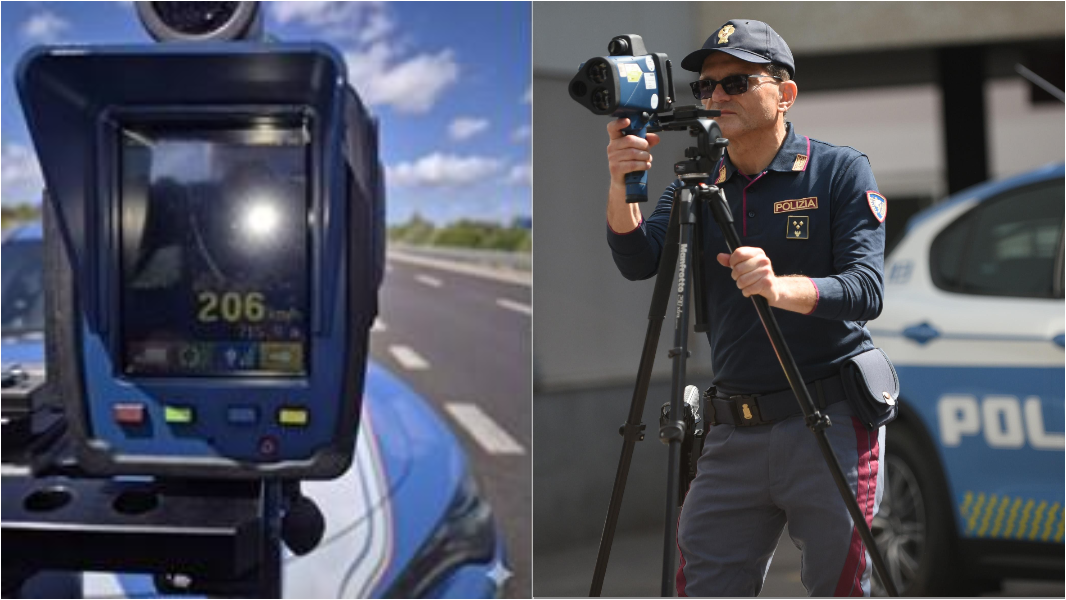 A tutta velocità durante la Cavalcata sarda: fotografato sulla Sassari-Alghero a 206 chilometri orari