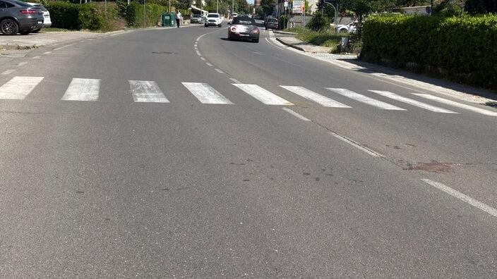 Le strisce pedonali sulla Tosco Romagnola su cui la donna è stata investita