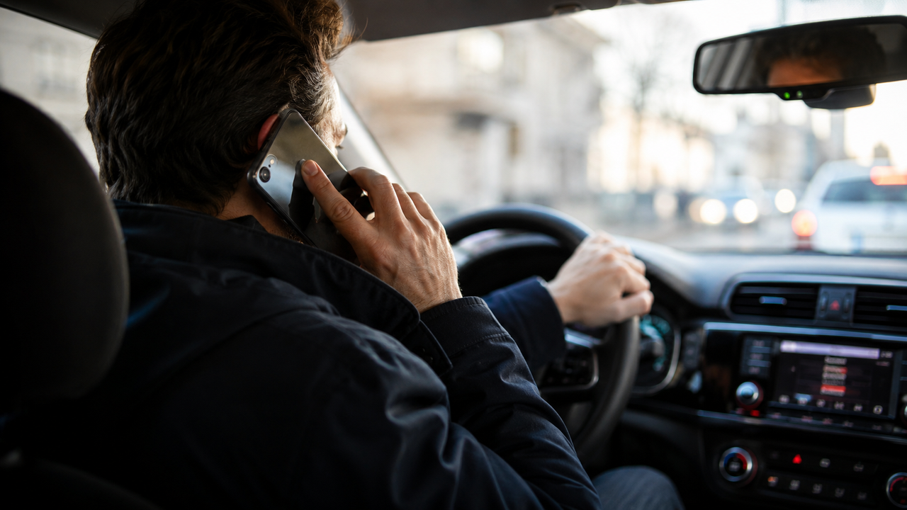 Cellulare al volante, solo 4 italiani su 10 lo usano davvero in modo corretto: ecco chi sono i più indisciplinati