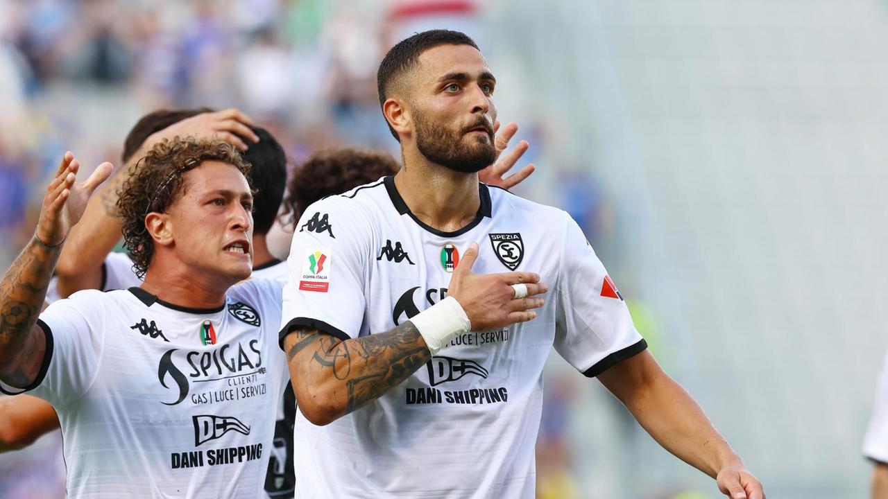 Gabriele Artistico, attaccante della Lazio l'anno scorso allo SpeziaGabriele Artistico, attaccante della Lazio l'anno scorso allo Spezia