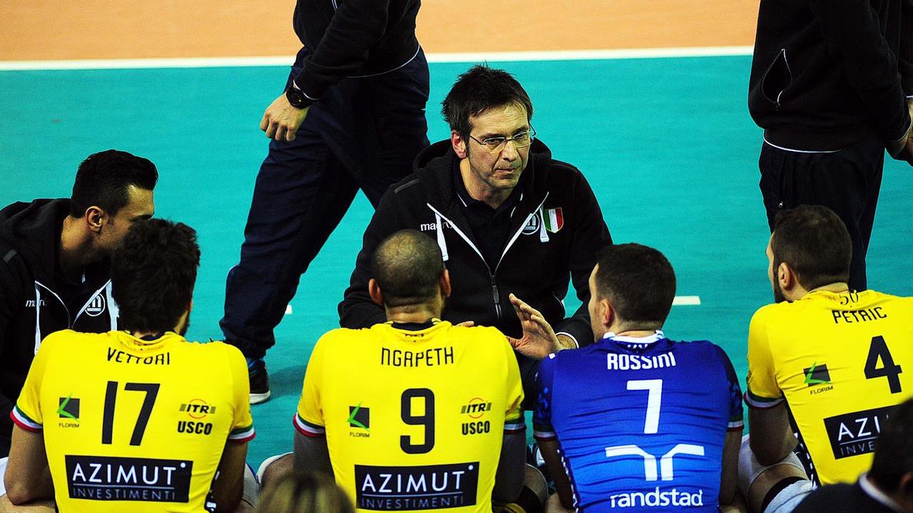 Lorenzo Tubertini ha allenato Modena Volley nella stagione 2016-17