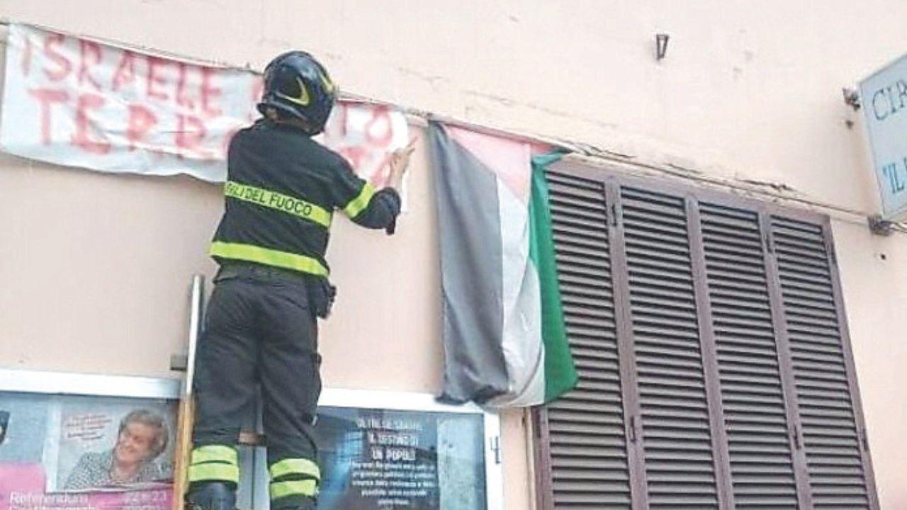 Vigili del fuoco al Botteghino