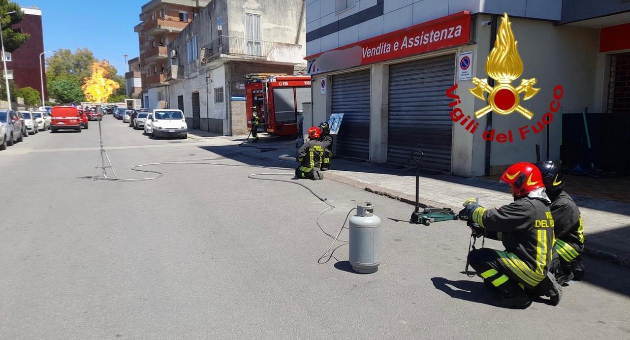 Sassari, incendio in un appartamento: interviene il nucleo Nbcr
