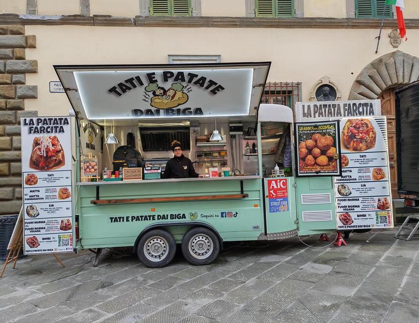 Stregati dalla patata con baccalà alla livornese: i Biga agli Oscar europei dello street food<br>
