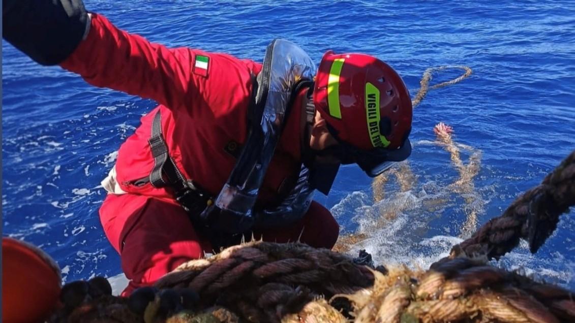 Porto Torres, fauna marina in pericolo: la capitaneria di porto trova una rete fantasma