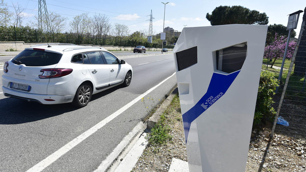 
	L'autovelox di viale Unit&agrave; d'Italia

