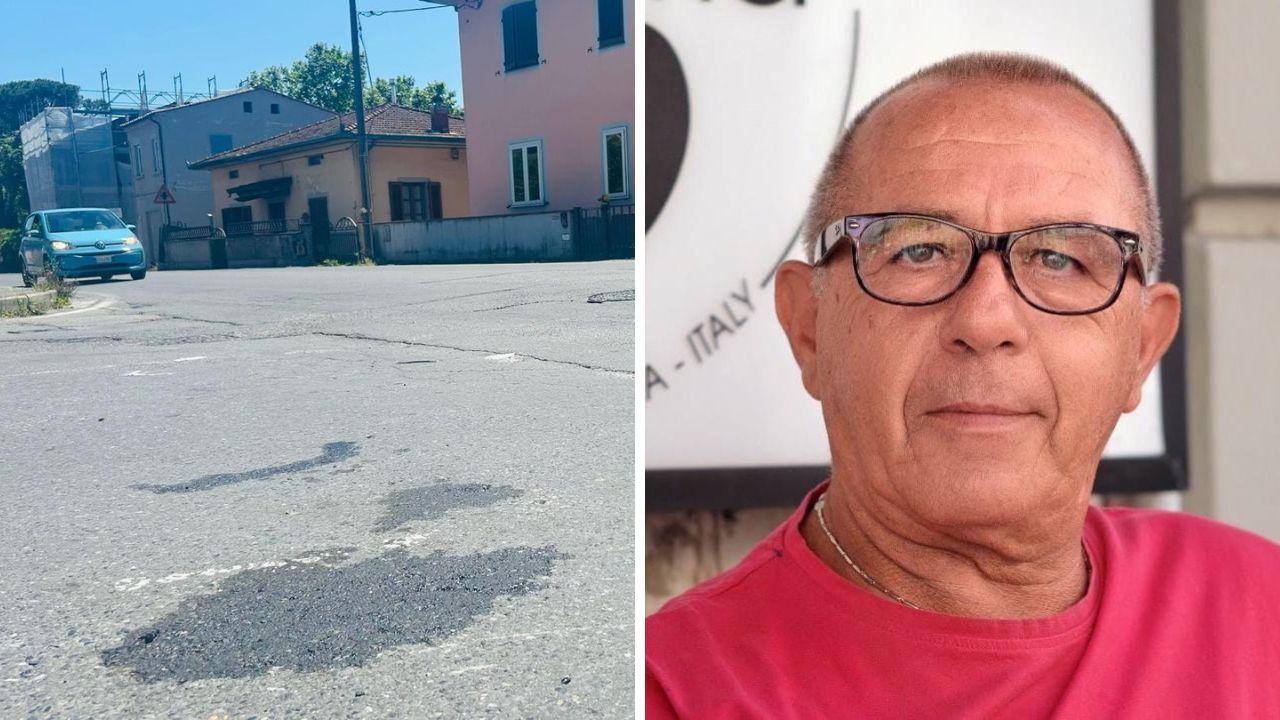 Il punto dell'incidente e la vittima