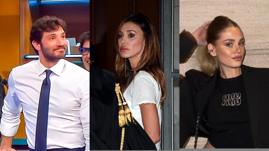 Stefano De Martino, Belen Rodriguez e Caroline Tronelli