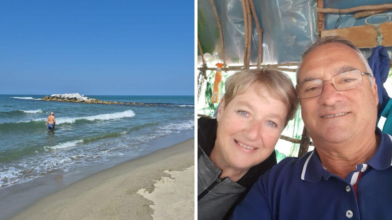 
	In alto Marco Del Greco e la moglie

