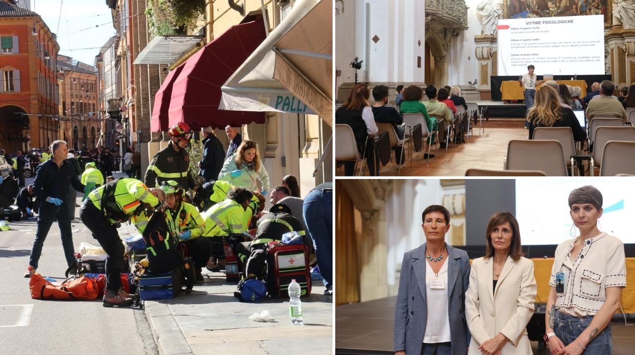 
	A destra l'incontro per superare il trauma dopo i tragici fatti

