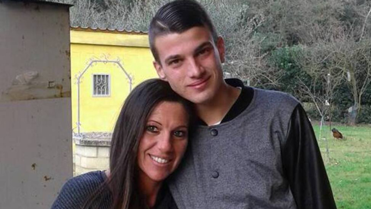 Erika Terreni e il figlio Denny Magina