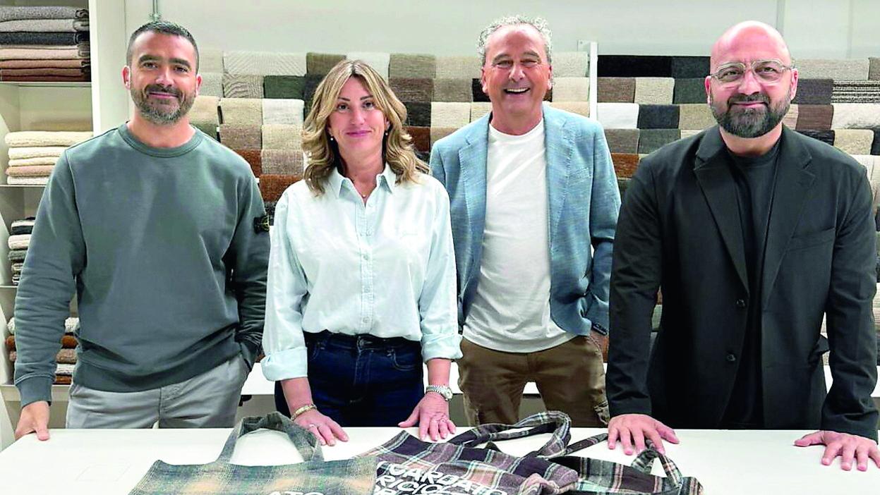 La Luilor di Montemurlo ha aderito all’associazione Cardato Riciclato Pratese. Qui i vertici dell'azienda