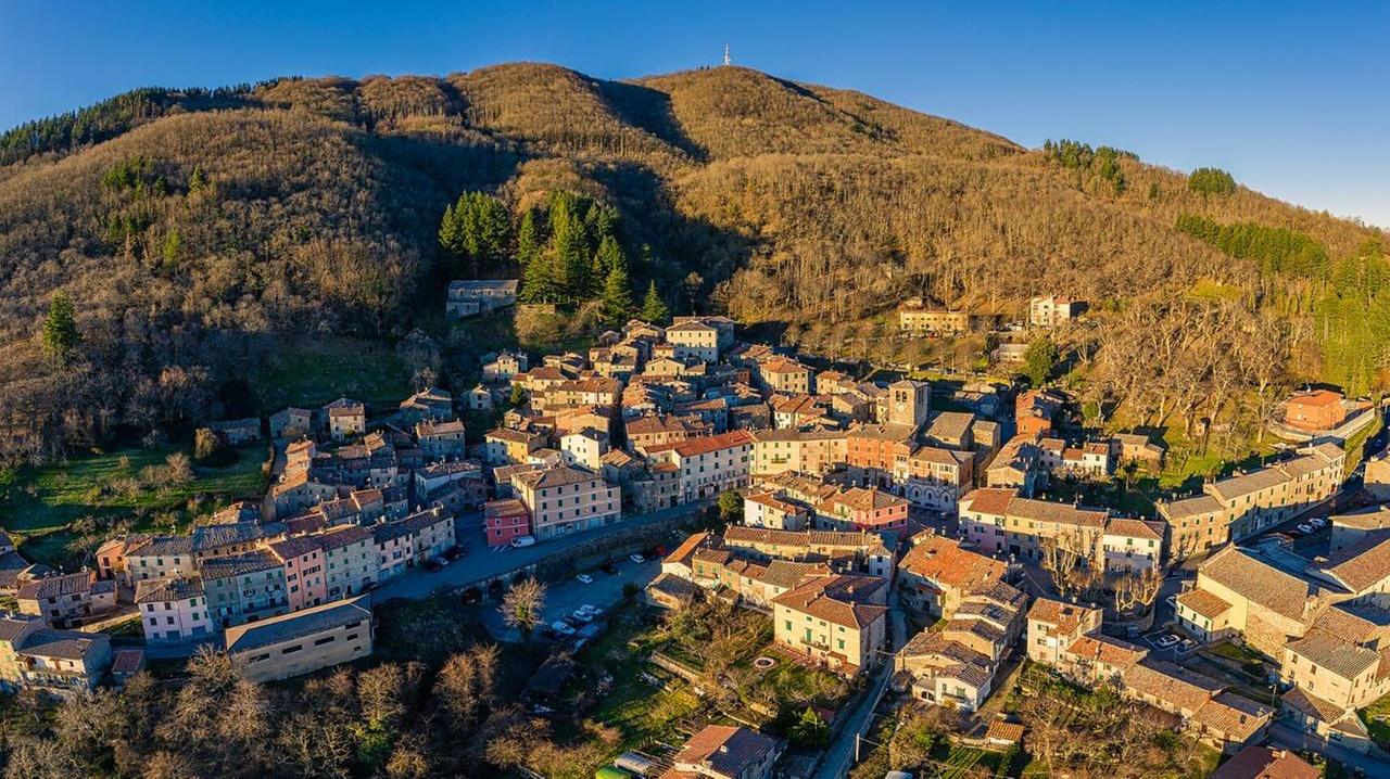 Una veduta di Montieri
