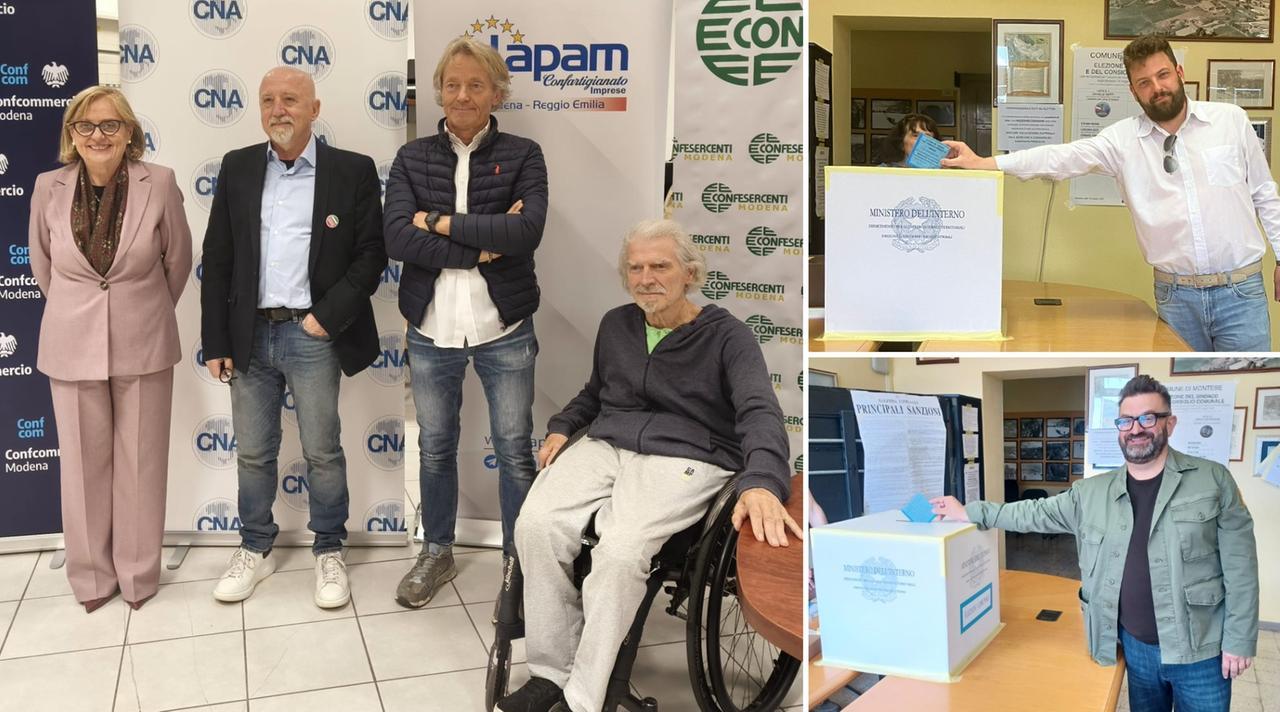 
	I 4 candidati sindaci di Vignola e i 2 di Montese

