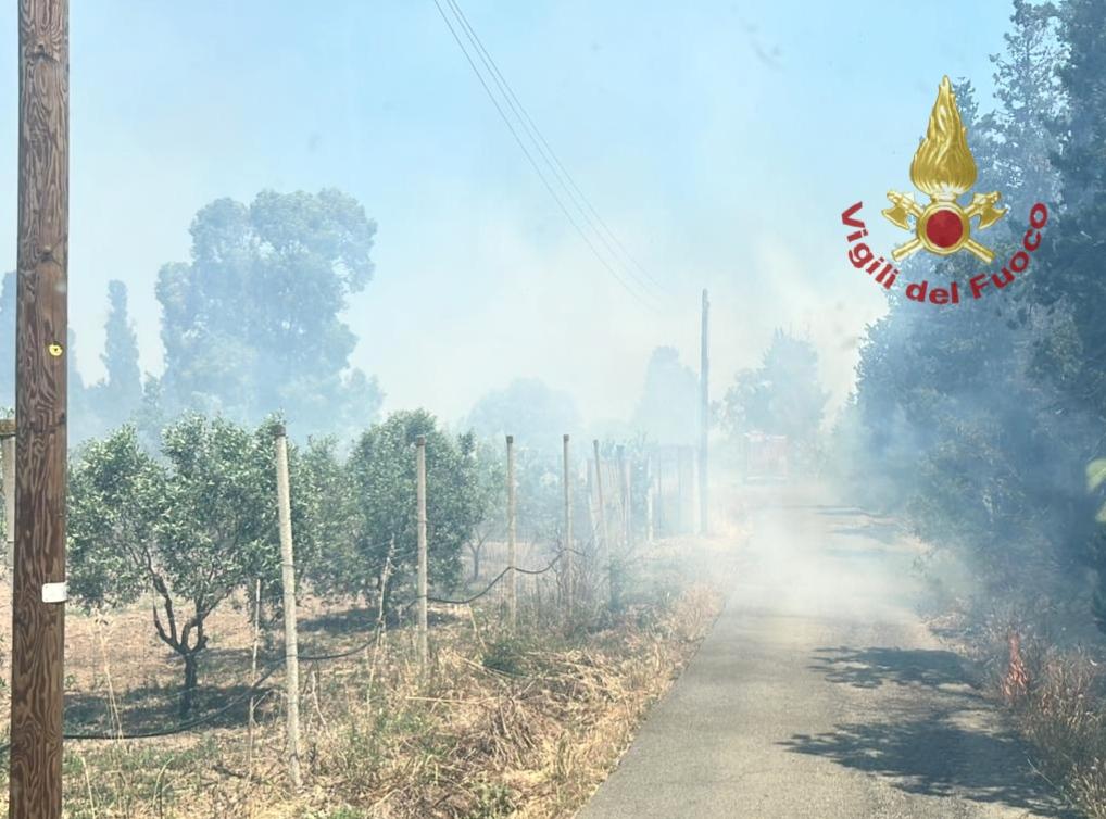 Domenica di fuoco, l’allarme in Sardegna è già scattato: protezione civile in campo, centinaia di ettari in fumo