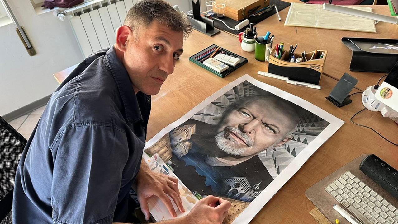 L’arte incontra il Blasco: Luciani e quell’opera dedicata al Kom e a Ferrara