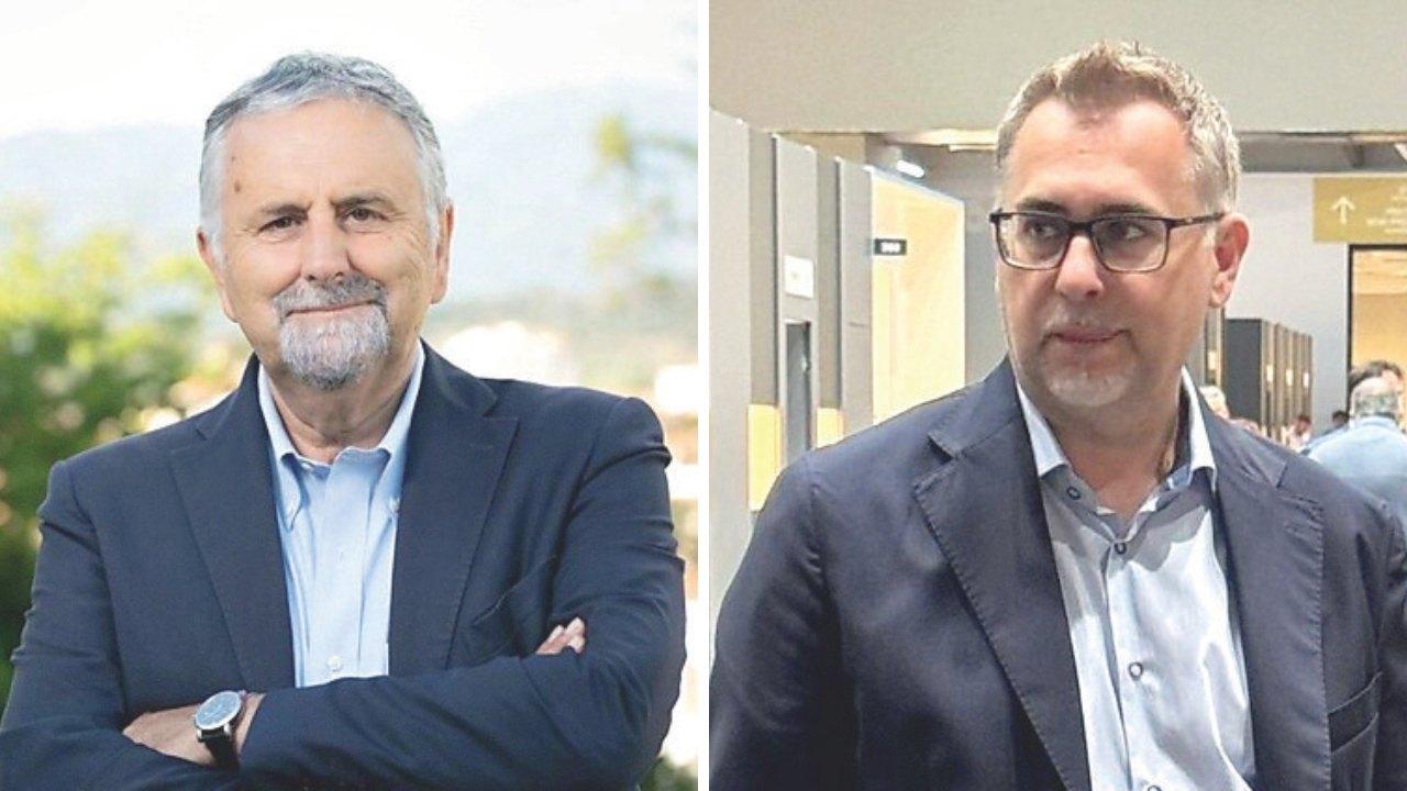 Ceccarelli (a sx) e Comanducci