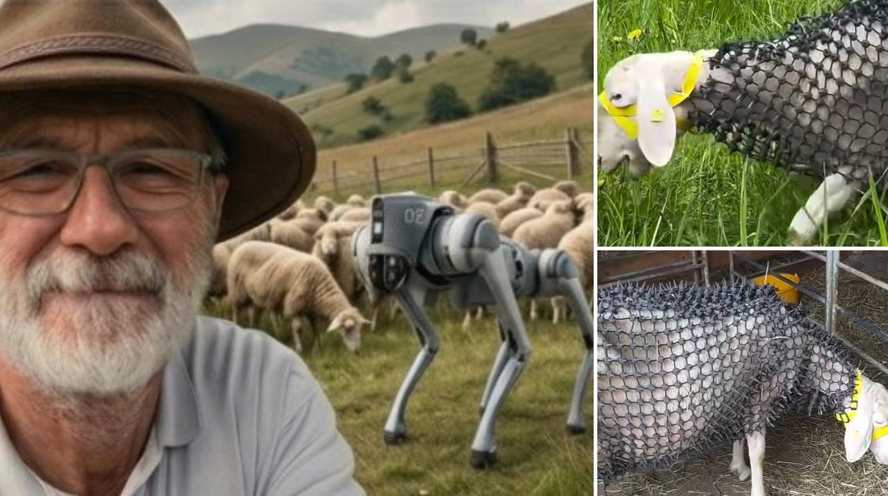 
	Le idee di Dino Mazzini: cane robot o armatura per le pecore

