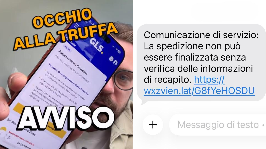 Truffa del finto pacco GLS: ecco come funziona l’Sms che svuota il conto