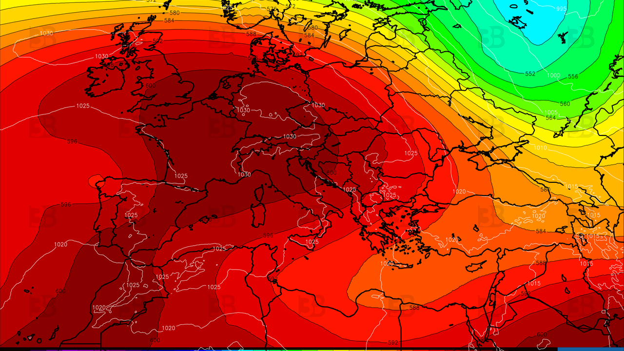 L'ondata di caldo africano sull'Europa