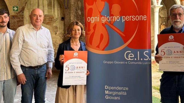 Un momento della presentazione delle iniziative organizzate dal Ceis in occasione dei propri 50 anni di attività