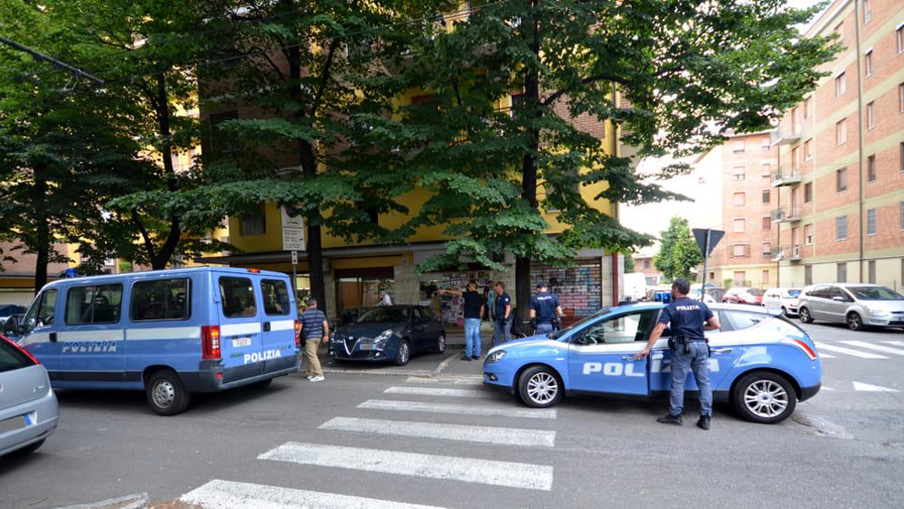 
	La polizia &egrave; intervenuta in viale Gramsci (foto d'archivio)

