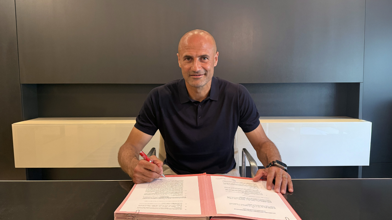 Paolo Bianco, allenatore del Monza impegnato nella finale playoff