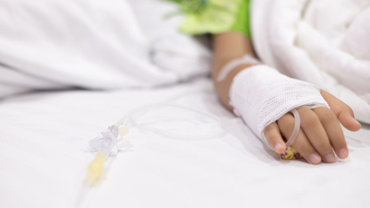 
	Il bimbo &egrave; ricoverato in ospedale


