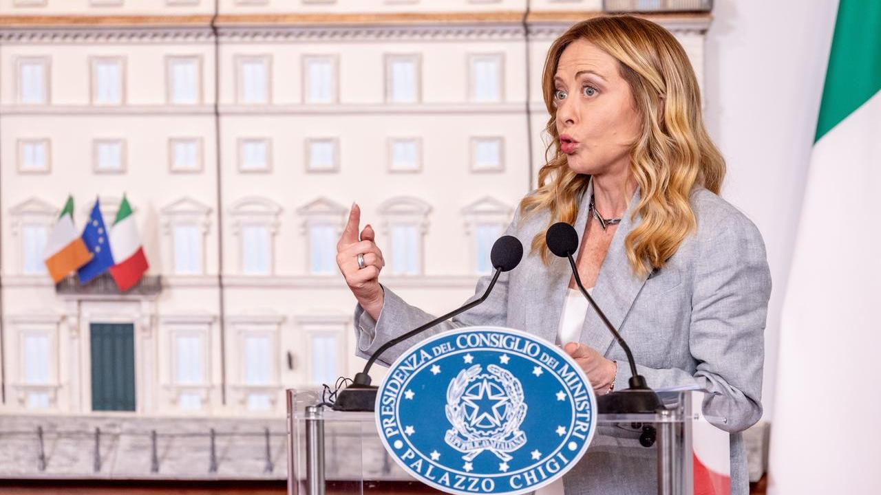 La presidente del Consiglio Giorgia Meloni