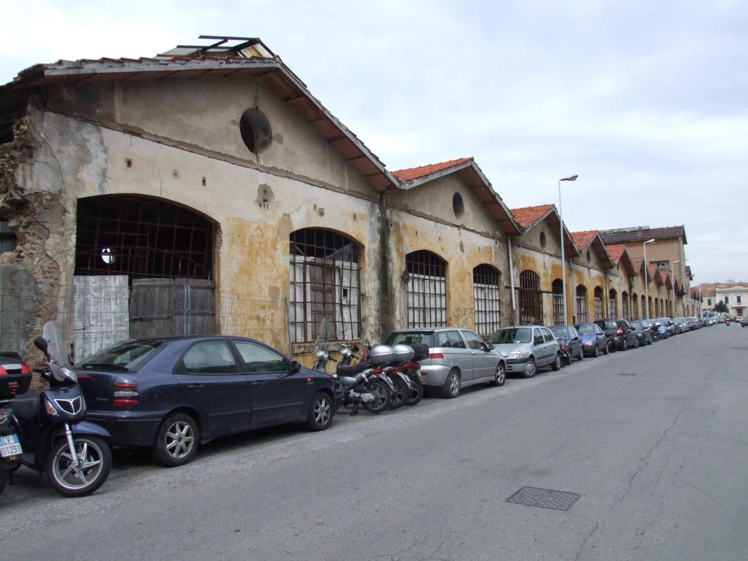 Il lato del Parterre sui via della Meridiana
