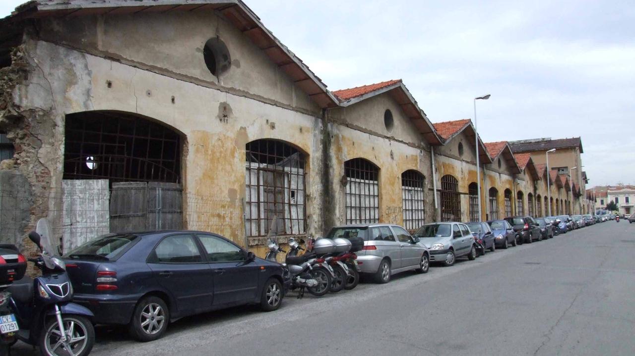 Il lato del Parterre sui via della Meridiana