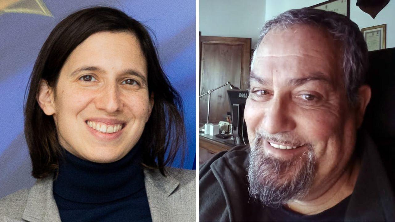 
	A sx la segretaria del Pd Elly Schlein, a dx&nbsp;Fabio Gamberucci (foto dal suo profilo Fb)

