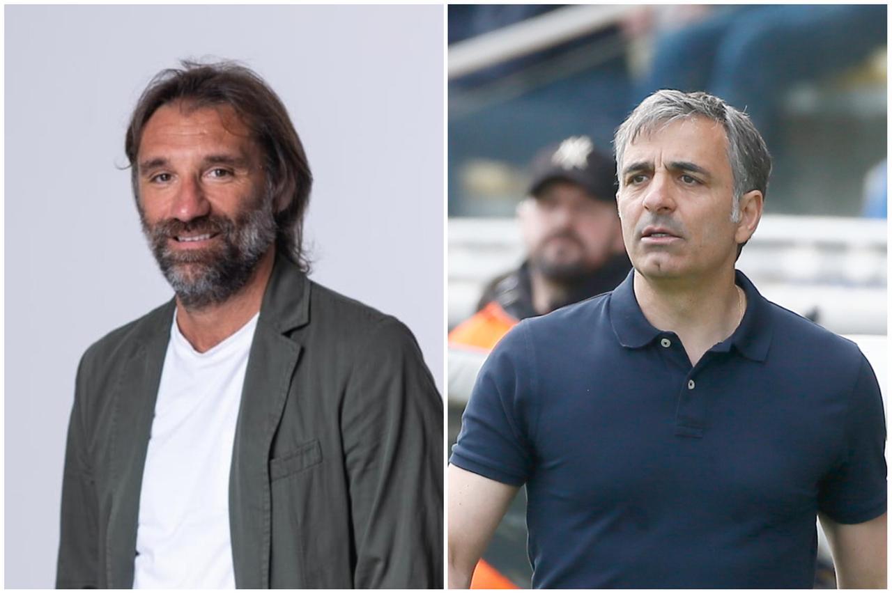 
	Il diesse Paolo Bravo e l'allenatore Fabio Pecchia

