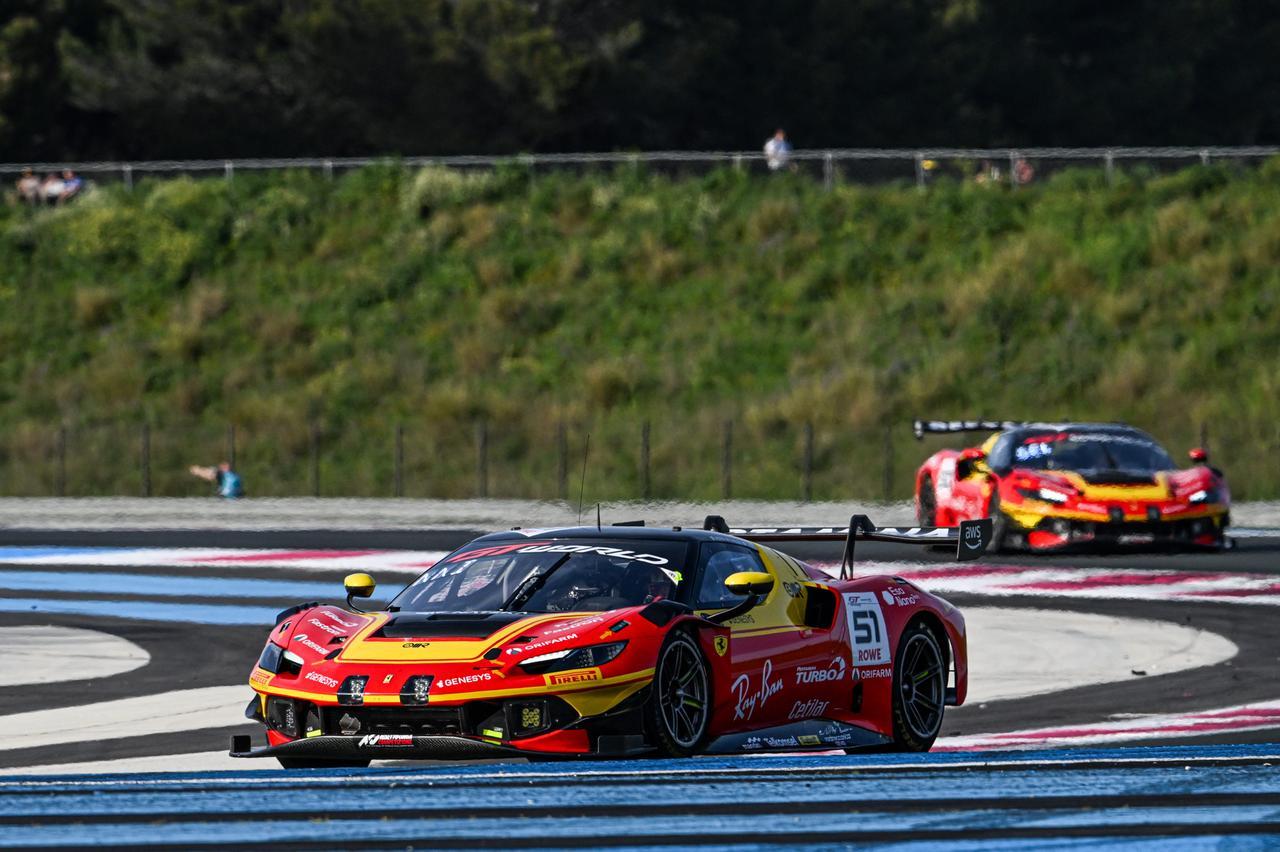 
	La Ferrari numero 51 al debutto in Francia sul circuito Paul Ricard

