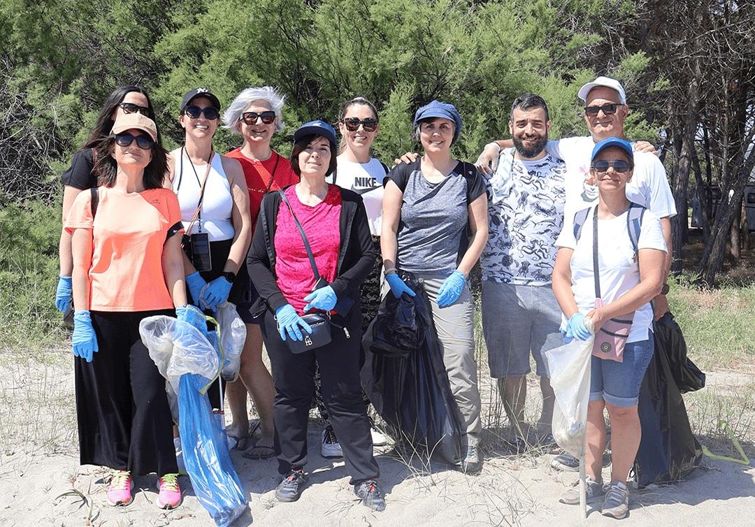 Progetto Spiagge guarenti, oltre 50 volontari puliscono il lido di Cardedu