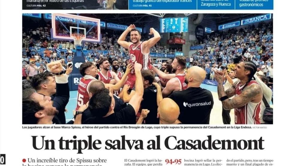 Marco Spissu eroe di Saragozza: «Un tiro sognato mille volte da quando ero bambino»