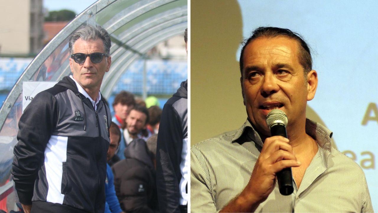 Mister Lorenzo Fiale e il ds Alberto Reccolani