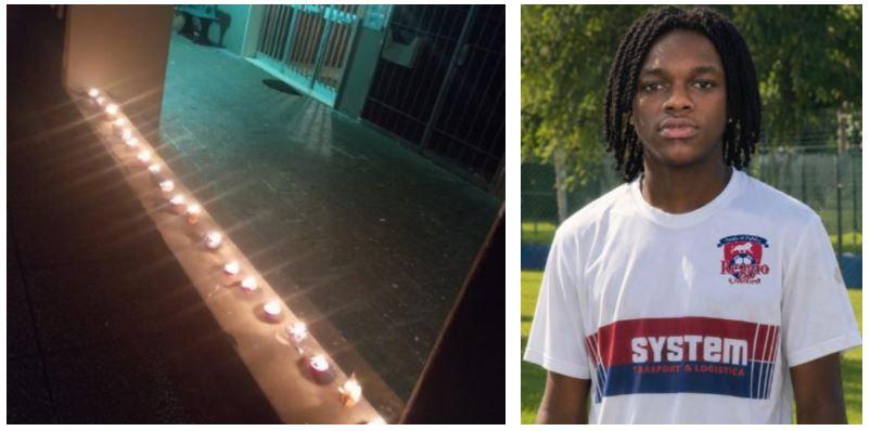 Candele in via Paradisi e una raccolta fondi per Henry morto nel Crostolo