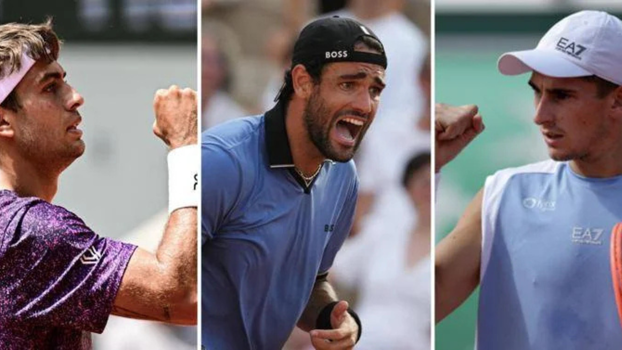 Roland Garros, azzurri da record: Cobolli, Berrettini e Arnaldi ai quarti di finale