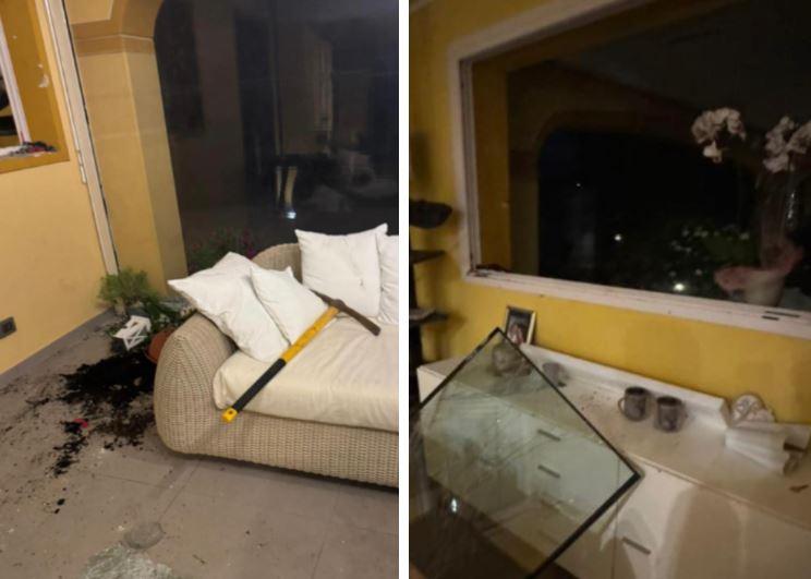 Albinea, svaligiata la casa di un imprenditore: «Tre furti in un anno, hanno usato un piccone per sfondare la vetrata blindata»
