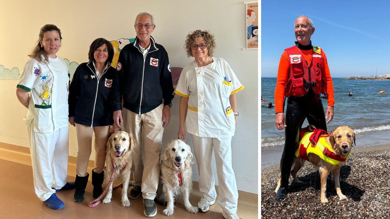 Livorno, medico va in pensione e diventa "bagnino": «Aiuterò chi va in mare coi miei cani». Il ricordo più bello? «Di una signora che non rideva mai...»