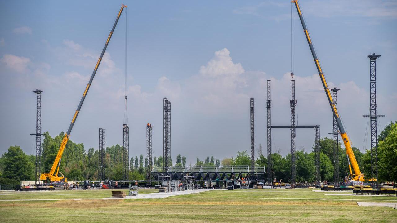 Vasco a Ferrara, alla scoperta del Bassani Park: l’area dello show si svela