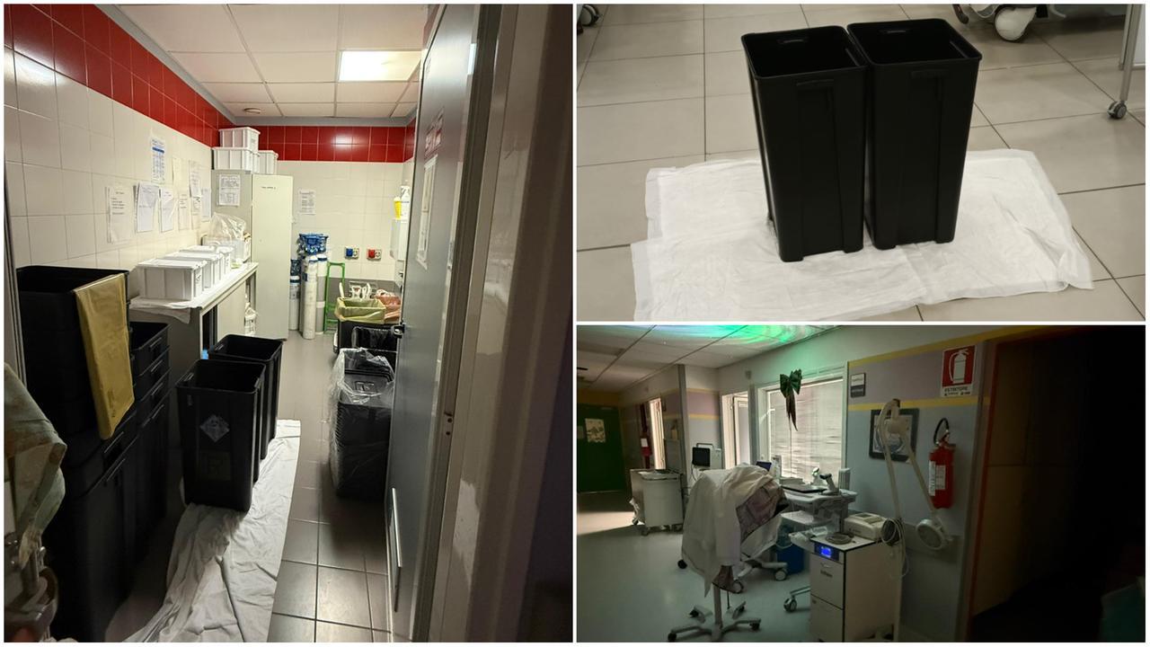 Fials: «Piove nella sala operatoria dell’ospedale Ramazzini di Carpi»
