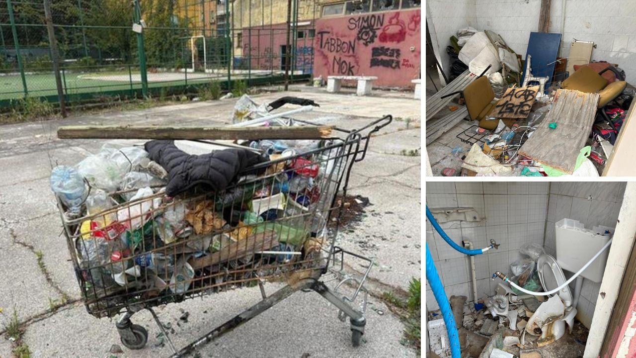 
	La situazione di degrado dell&rsquo;area sportiva di Shangai

