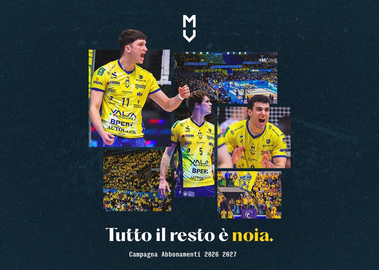 Mercoledì 10 giugno scatta la campagna abbonamenti di Modena Volley