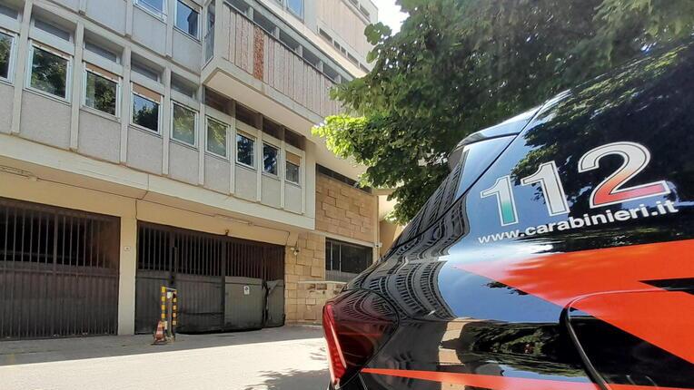 L'intervento dei carabinieri